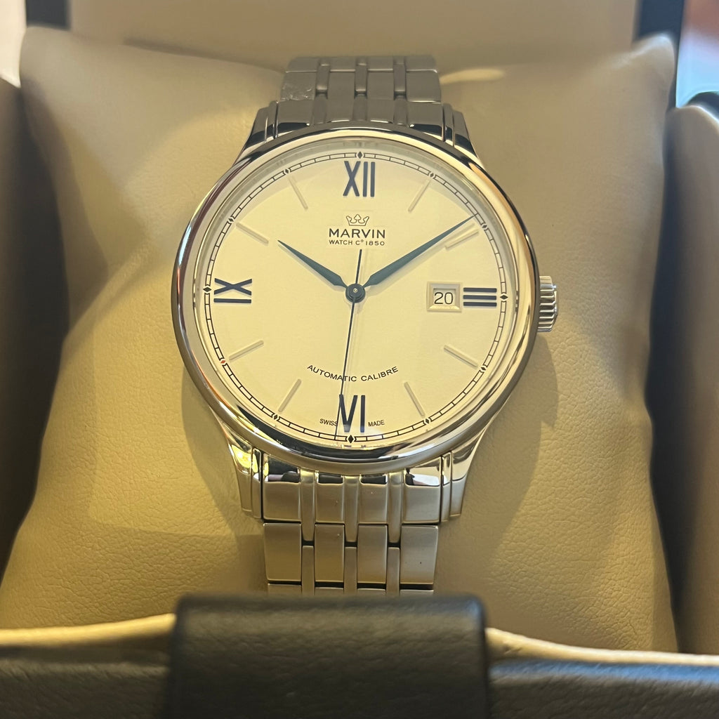 Marvin Malton Round Automatic Date M117.12.22.11.2