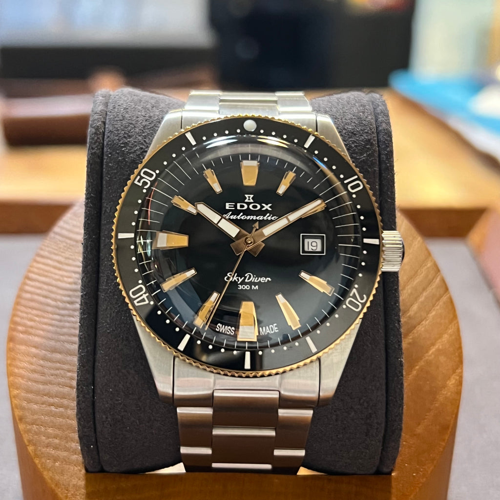 Edox Skydiver Limited Edition Full Set 80126-357RNM-NIRB