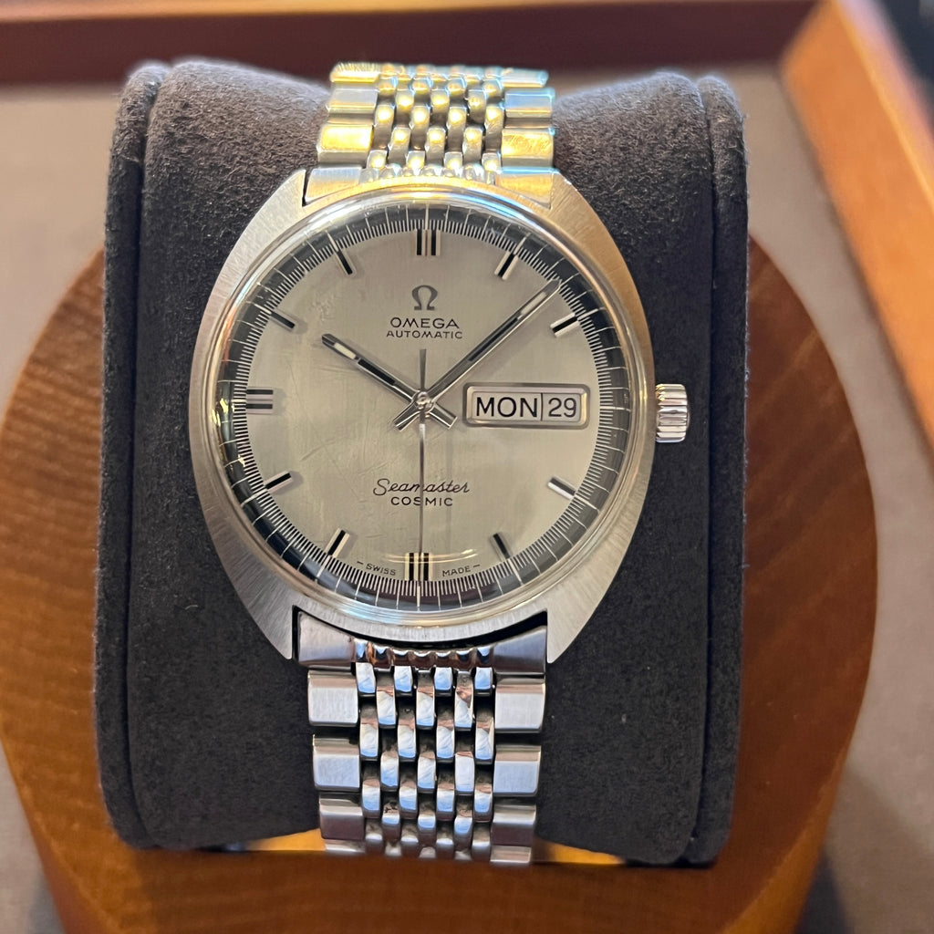 OMEGA Seamaster コンビ レディース 腕時計 Omega Seamaster Cosmic Vintage Day-Date 166.036