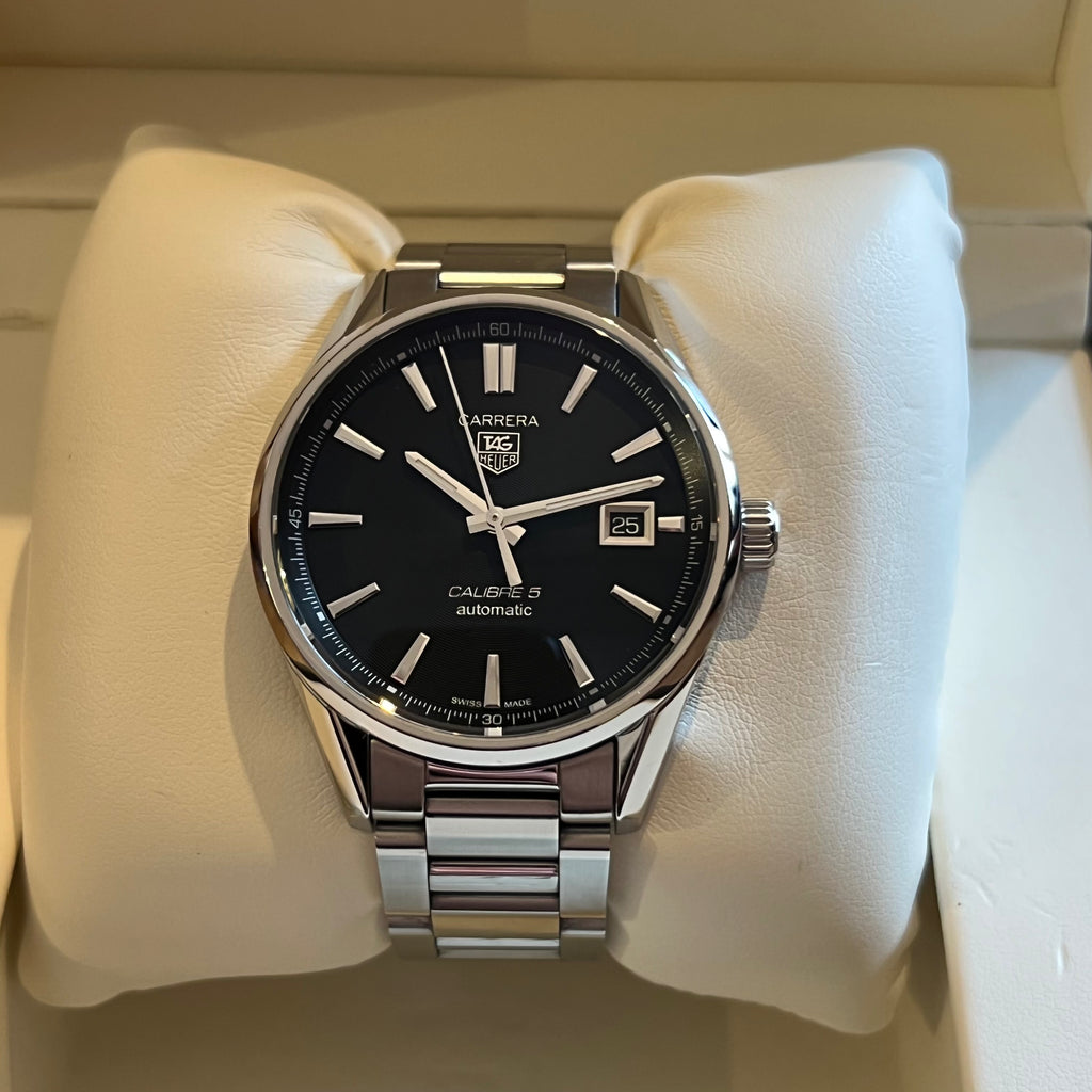 TAG Heuer Carrera Calibre 5 Full set WAR211A.BA0782 TAG Heuer Carrera Calibre 5 Full set WAR211A.BA0782