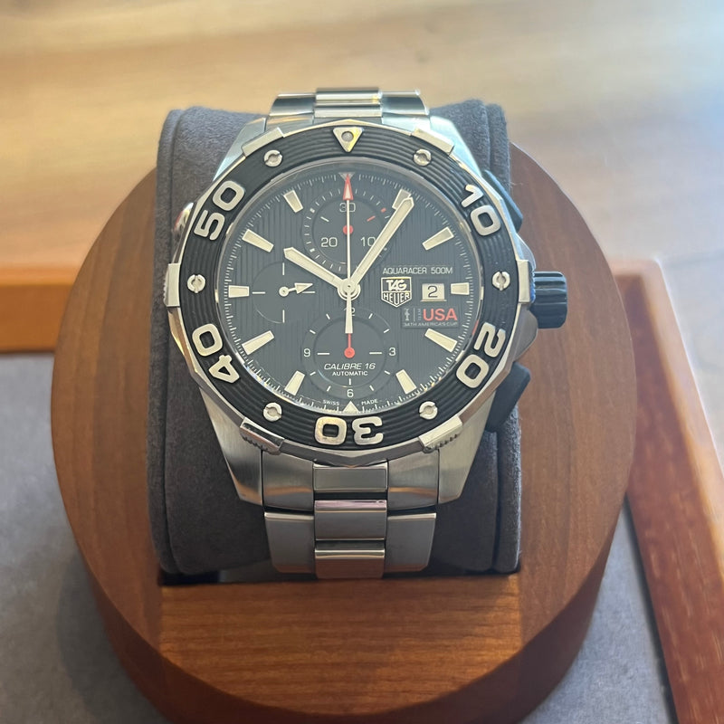 時計 TAG Heuer Aquaracer Tag Heuer Aquaracer 500M Calibre 16 Chrono Oracle Team USA CAJ2111.FT6