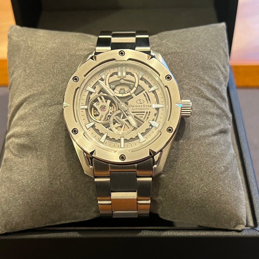【美品】ORIENT STAR F6F4-UAF0 RK-AV0A02S Orient Star Avant-garde Skeleton RE-AV0A02S RK-AV0A02S