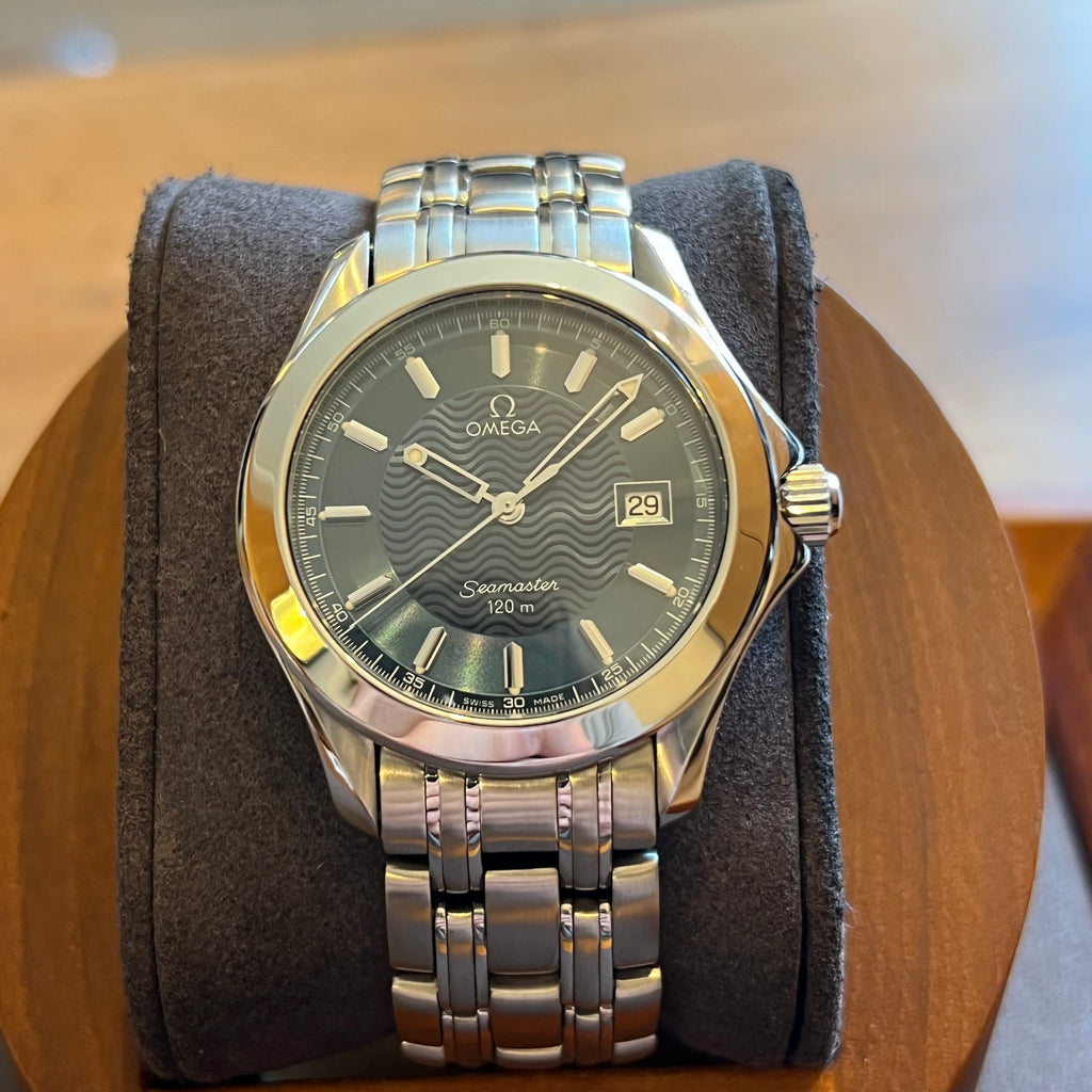 Omega Seamaster 120M Quartz Date Blue Dial