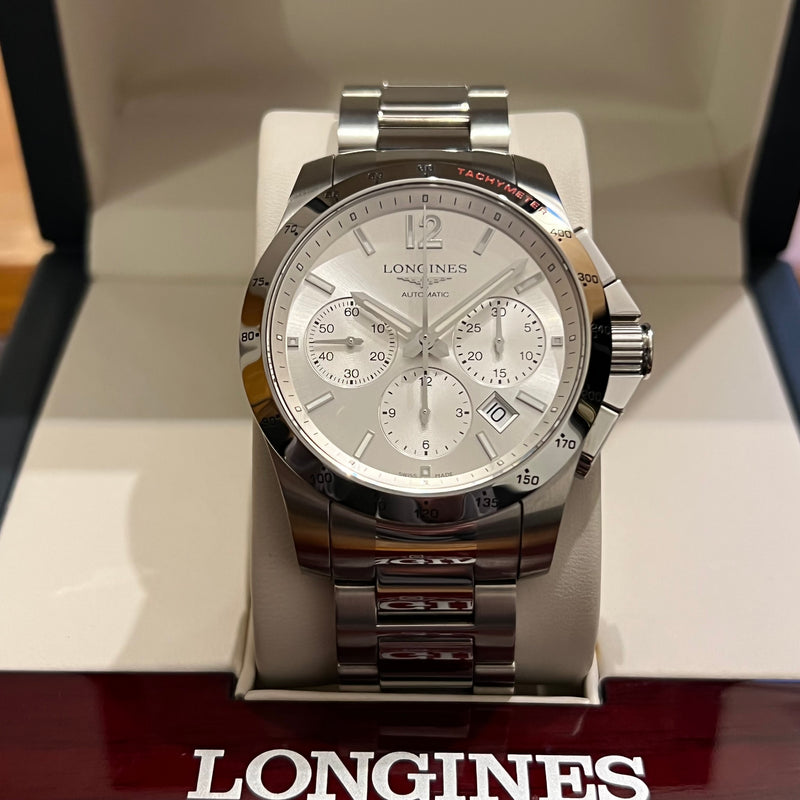 Longines Conquest Automatic Chronograph Full Set L2.743.4