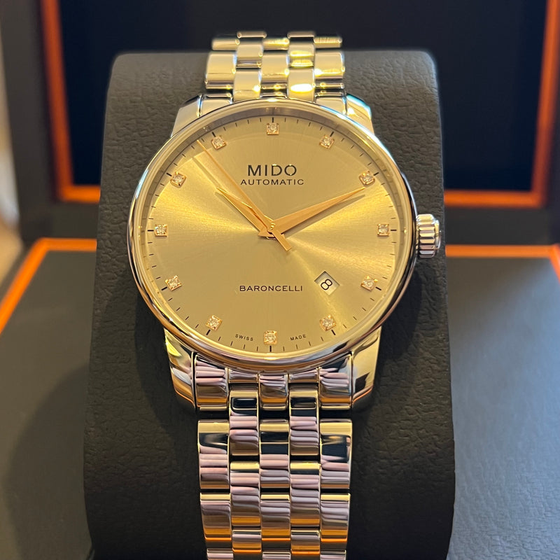 Mido Baroncelli Index Diamonds Full Set M8600.4.67.1