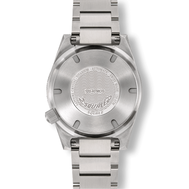 Squale Master Titanium 120 ATM Automatic Titanium Watch MASTIBKBK.TI20