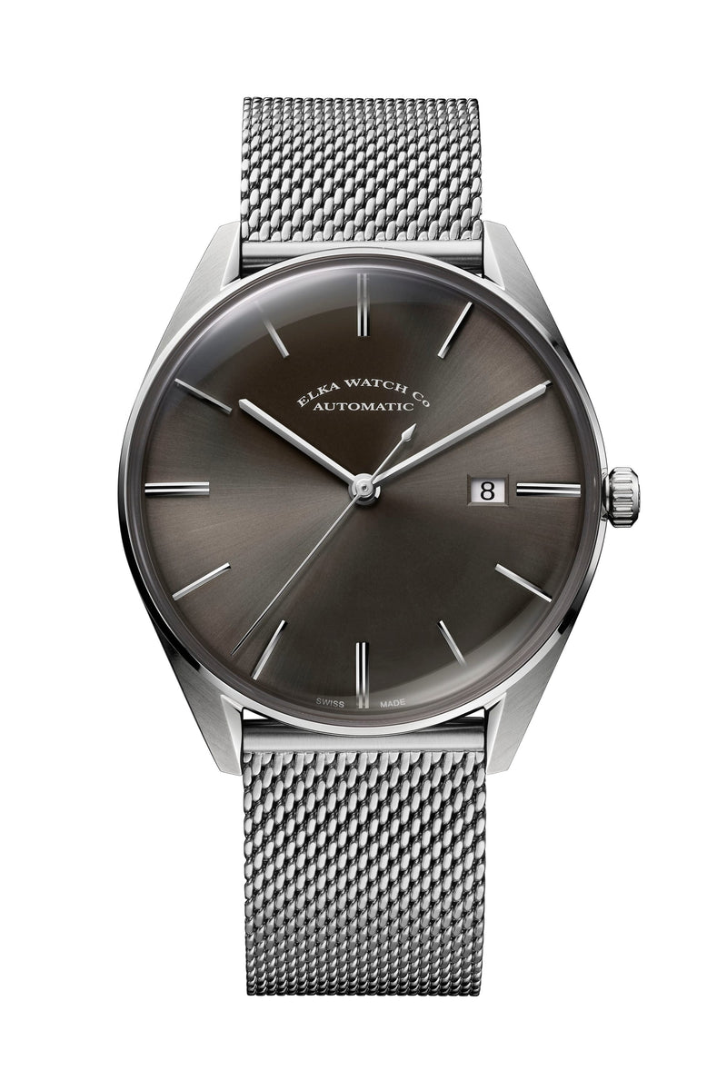 ELKA D03-1001 Automatic Grey Dial & Milanese Mesh