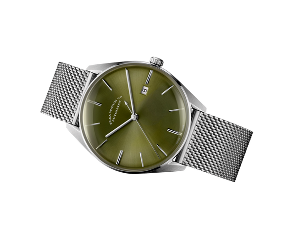 ELKA D05-1001 Automatic Olive Green Dial & Milanese Mesh