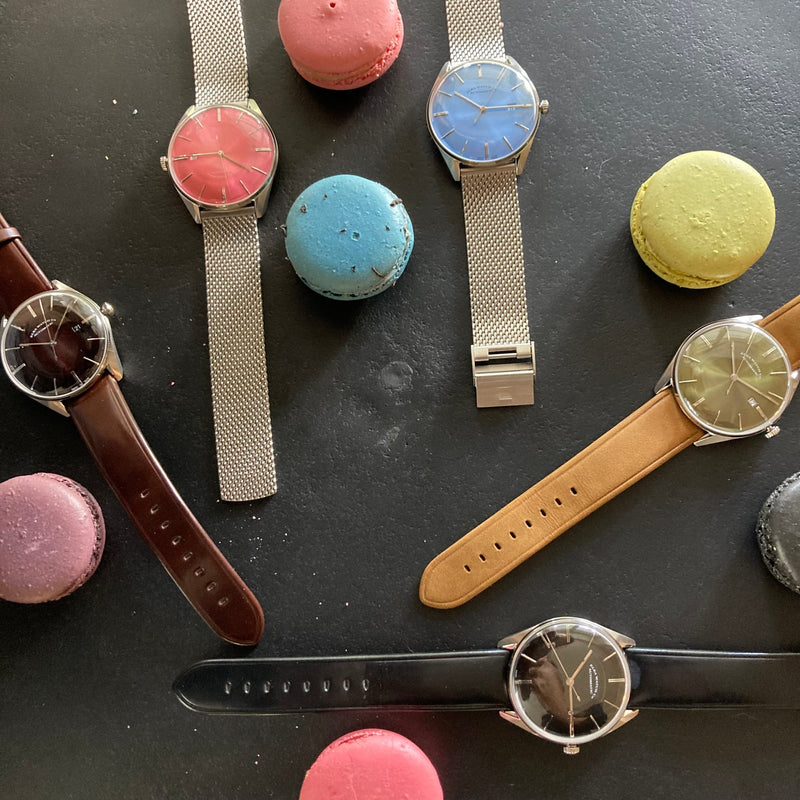 ELKA D06-1001 Automatic Baby Pink Dial & Milanese Mesh