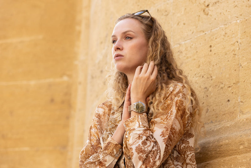 ELKA D05-0901 Automatic Olive Green Dial & Beige NATO