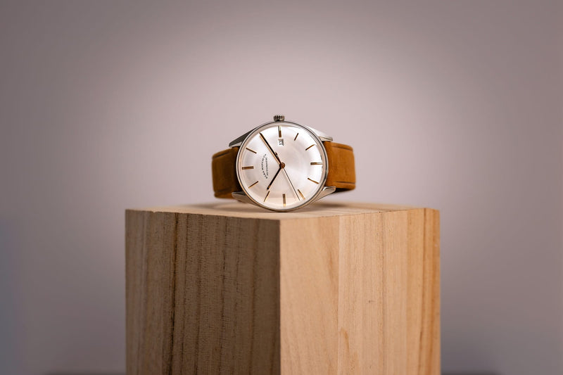 ELKA D01-0804 Automatic Silver Dial & Cognac Suede Strap