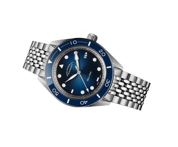 ELKA Arinis AF01-1002 Automatic Blue Gradient Dial & Rice Grain Bracelet