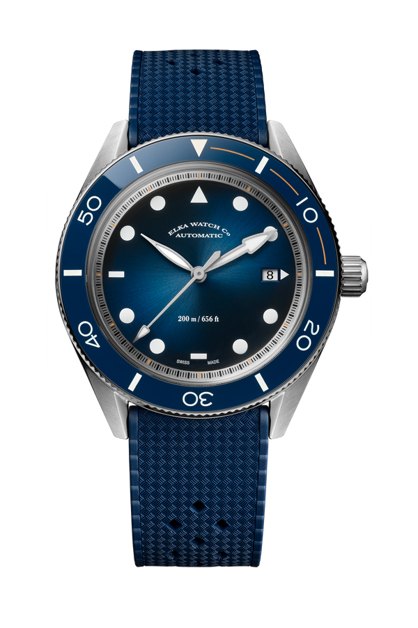 ELKA Arinis AF01-1201 Automatic Blue Gradient Dial & Blue Tropic Rubber