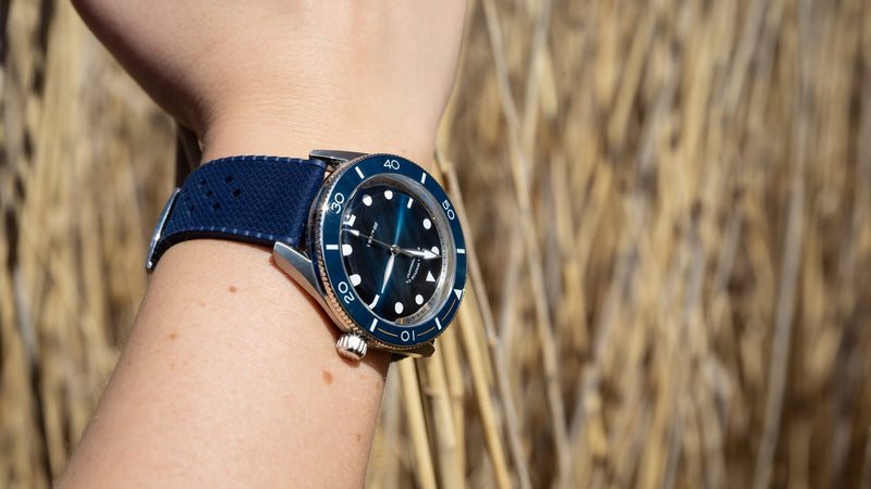 ELKA Arinis AF01-1201 Automatic Blue Gradient Dial & Blue Tropic Rubber