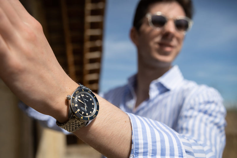 ELKA Arinis AF02W-1002 Automatic Black Dial & Rice-Grain Bracelet