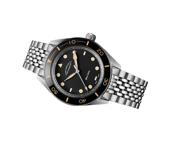 ELKA Arinis AF02W-1002 Automatic Black Dial & Rice-Grain Bracelet
