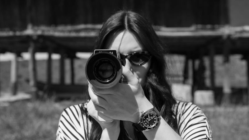 ELKA Arinis AF02-1202 Automatic Black Dial & Black Tropic Rubber