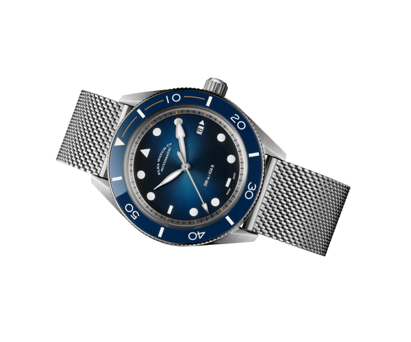 ELKA Arinis AF01-1001 Automatic Blue Gradient Dial & Milanese Mesh