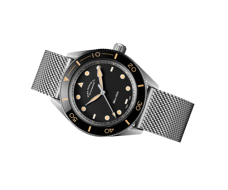 ELKA Arinis AF02W-1001 Automatic Black Dial & Milanese Mesh