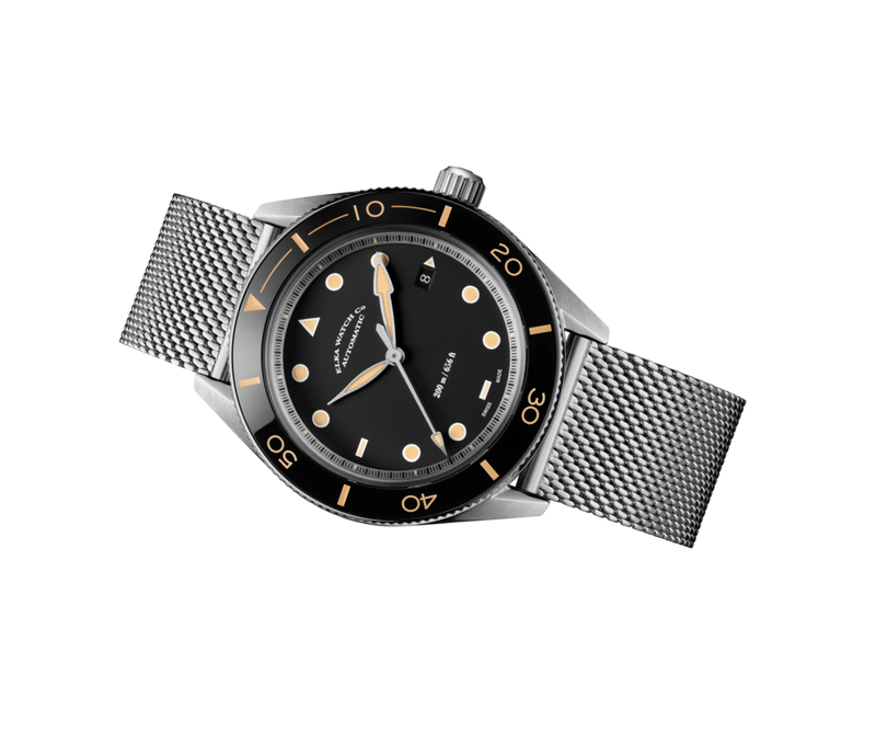 ELKA Arinis AF02-1001 Automatic Black Dial & Milanese Mesh
