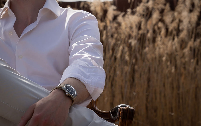 ELKA Arinis AF02-0901 Automatic Black Dial & Beige Nato