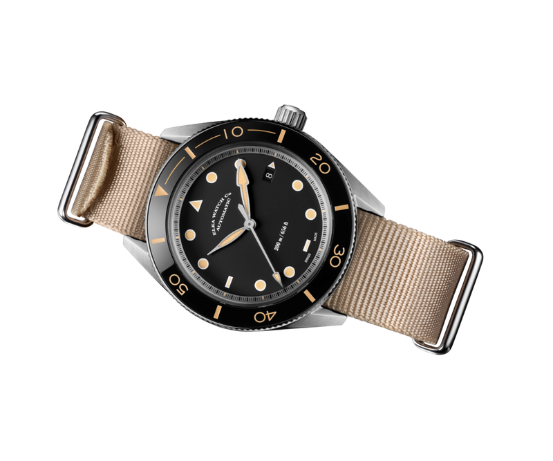 ELKA Arinis AF02-0901 Automatic Black Dial & Beige Nato