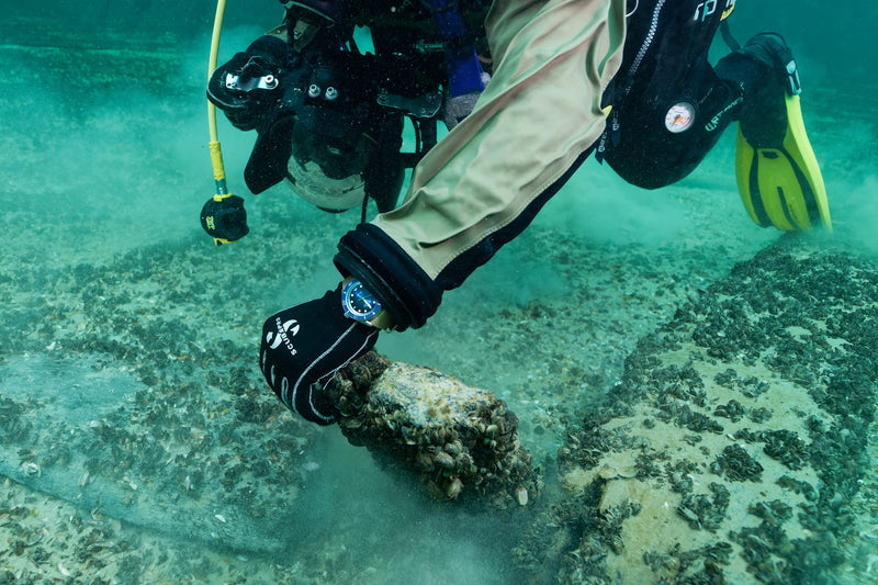 ELKA Arinis AF01-0901 Automatic Blue Gradient Dial & Beige Nato