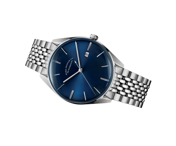 ELKA D02-1003 Automatic Blue Dial & Rice-Grain Bracelet