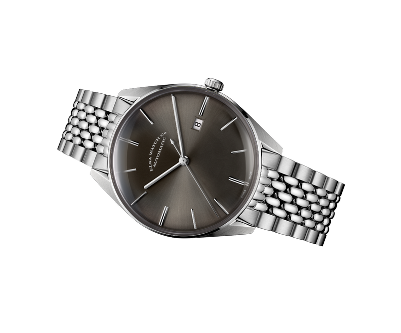 ELKA D03-1003 Automatic Grey Dial & Rice Grain Bracelet
