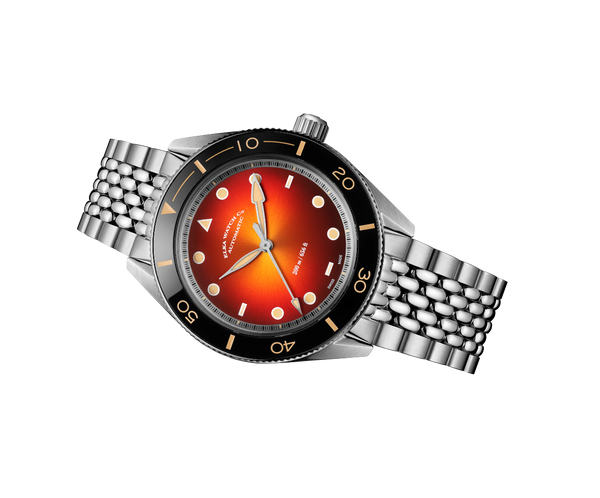 ELKA Arinis AF03W-1002 Automatic Amber Dial & Rice Grain Bracelet