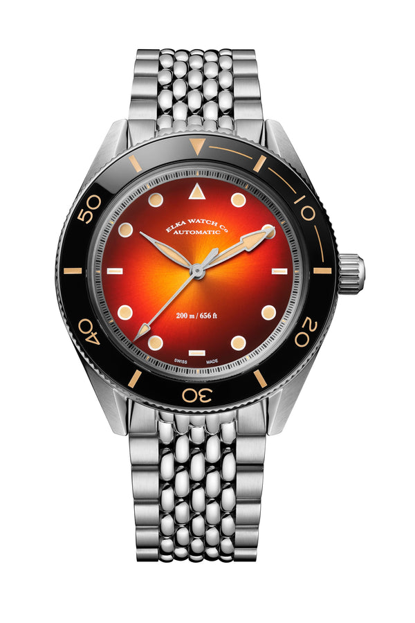 ELKA Arinis AF03W-1002 Automatic Amber Dial & Rice Grain Bracelet