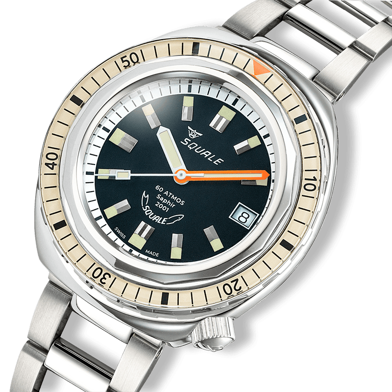 Squale 2001 Sand Automatic Steel Watch 2001BEBK.AC