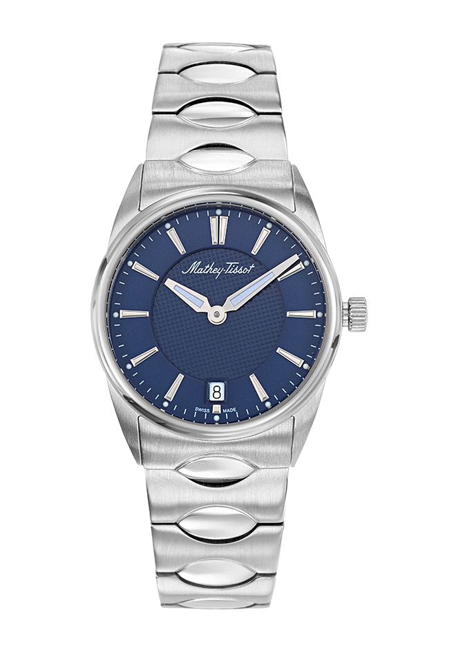 Mathey-Tissot Anaconda Stainless Steel & Blue Dial D791ABU