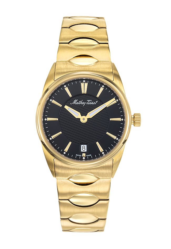 Mathey-Tissot Anaconda Yellow Gold Plated & Black Dial D791PN