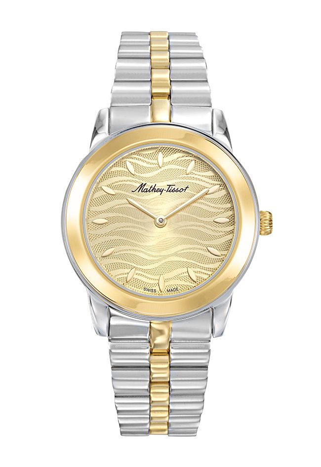 Mathey-Tissot Artemis Stainless Steel / Gold Plated & Champagne Dial D10860BDI