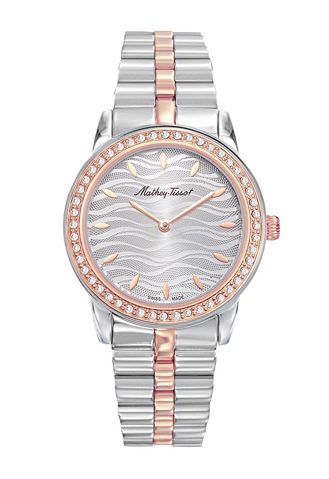 Mathey-Tissot Artemis Stainless Steel & Pink Gold Plated D10860BQS