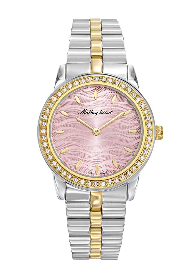 Mathey-Tissot Artemis Stainless Steel / Gold Plated & Pink Dial D10860BQYPK