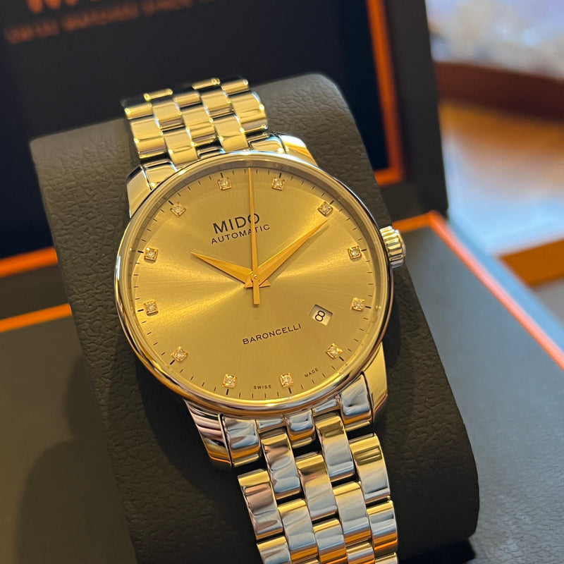 Mido Baroncelli Index Diamonds Full Set M8600.4.67.1