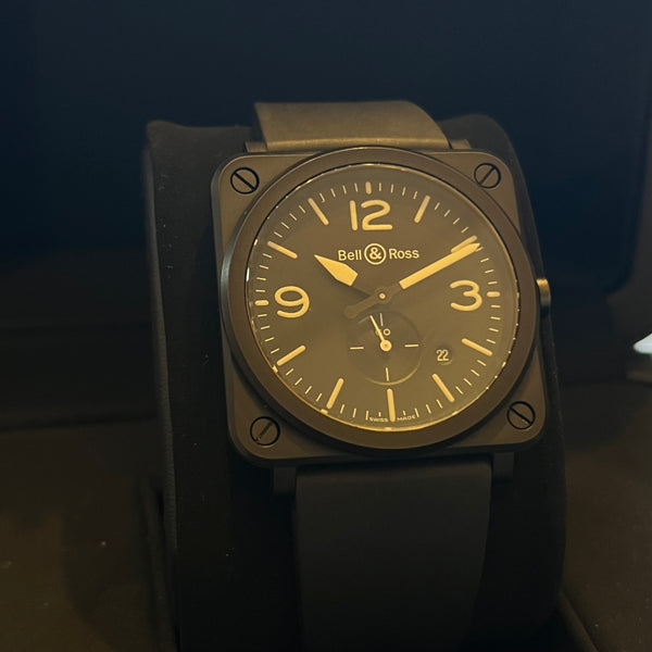 Bell & Ross Black Matte Quartz 2024 Full Set BRS-64-CMBL