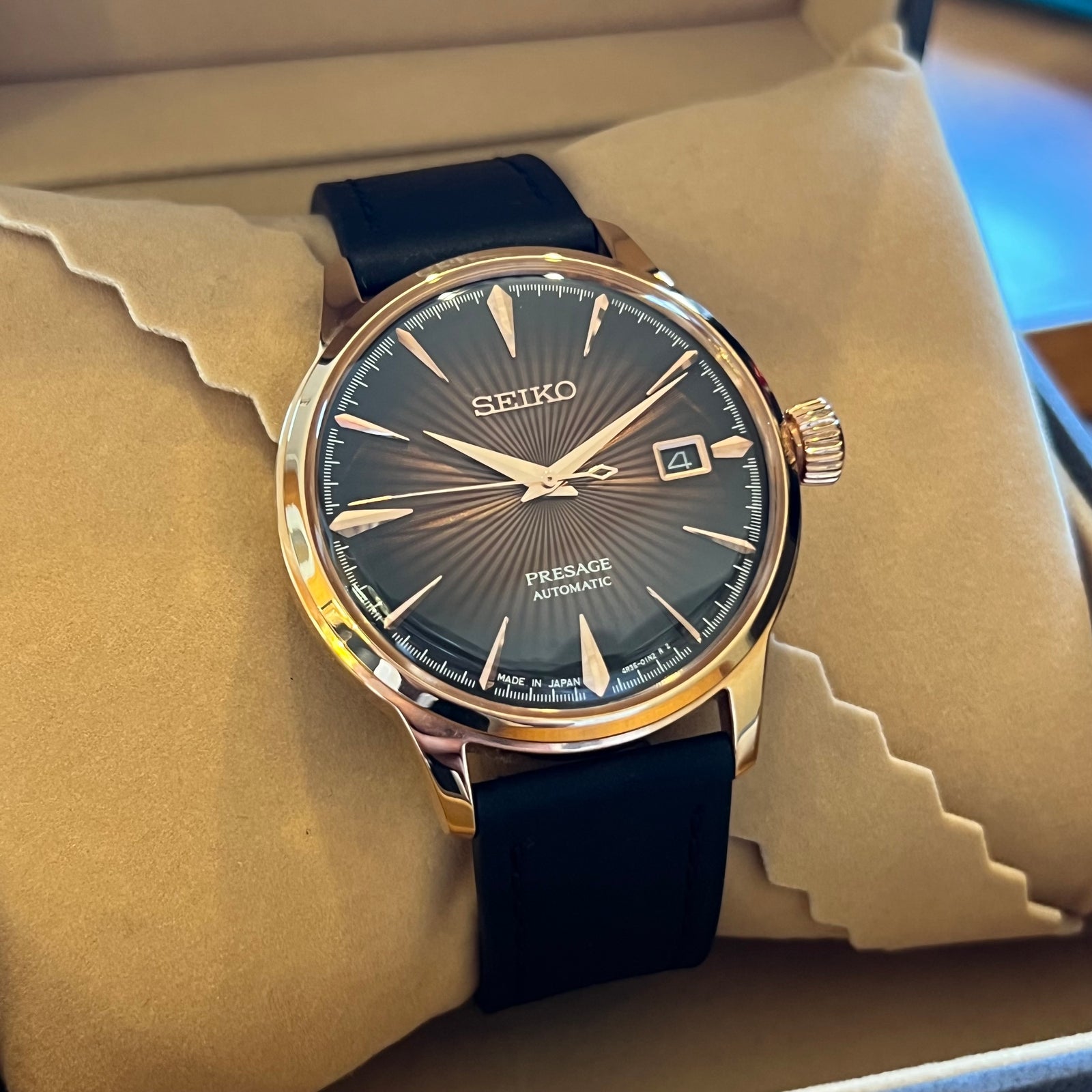 Seiko Presage Brown Dial Full Set 4R35-01T0 SARY128