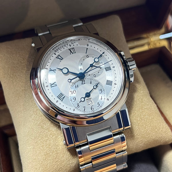 Breguet Marine Automatic GMT 2023 Full Set 5857ST/12/SZ0