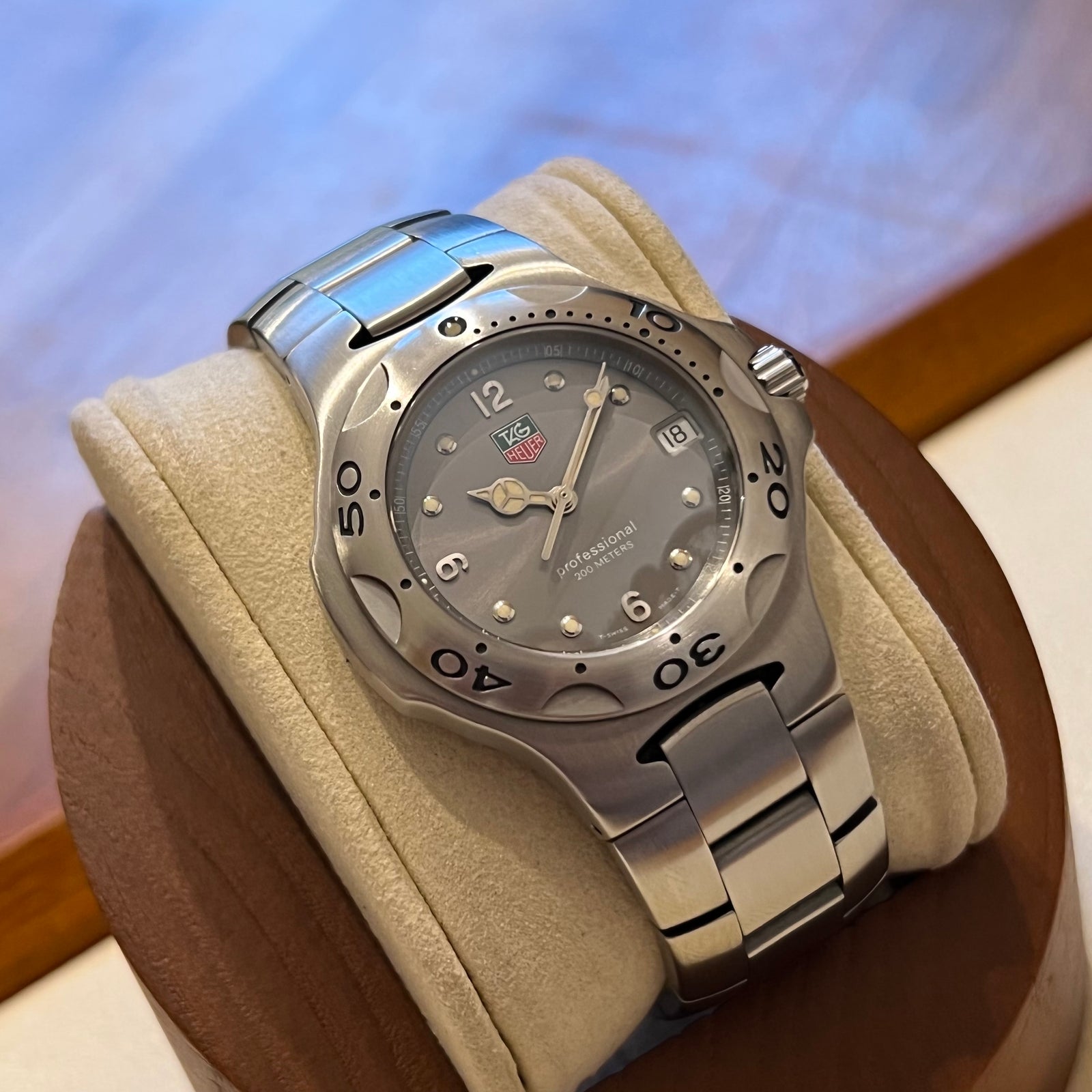 1円 稼働 良品 タグホイヤー QZ WG1120-0 セル プロフェッショナル200M