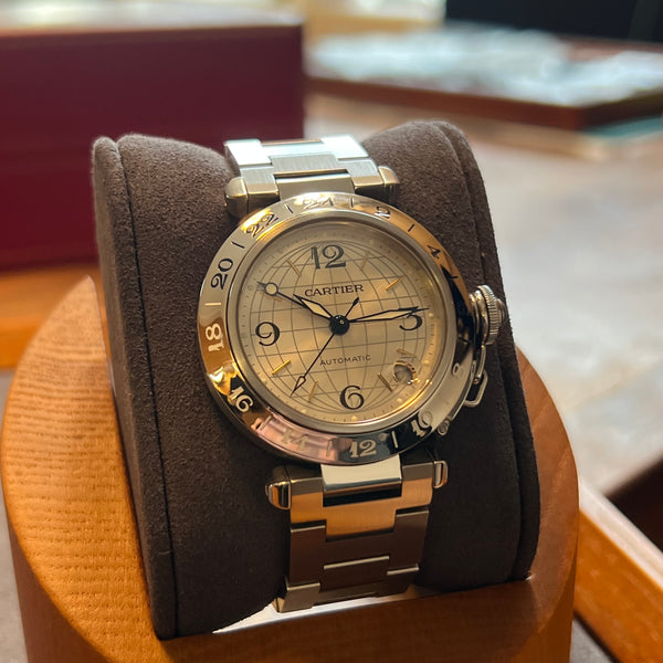 Cartier Pasha C Automatic Gmt W31029M7