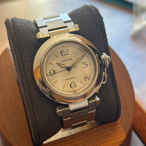 Cartier Pasha C White Dial Full Set W31015M7-2324