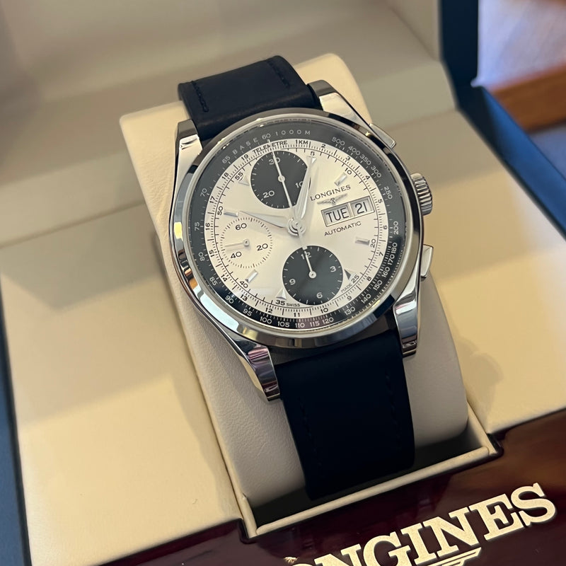 Longines Heritage 1954 Panda Chrono Full Set L2.747.4.92.4