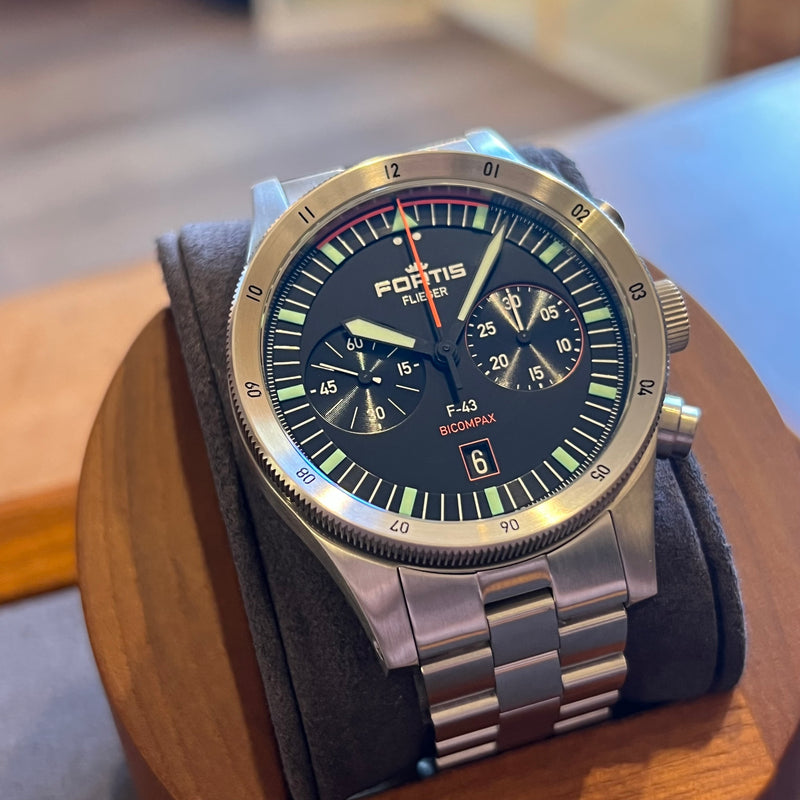 Fortis Flieger F-43 Bicompax Full Set F424.0004