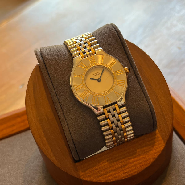 Cartier Must 21 Scratch Sapphire Glass