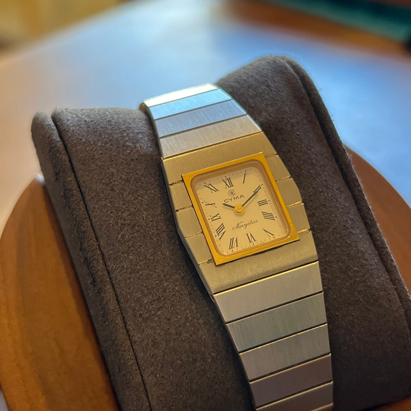 Cyma Navystar Gold Plated Bezel Quartz