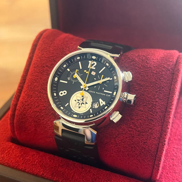 Louis Vuitton Tambour Lovely Cup Chronograph Full Set Q132G