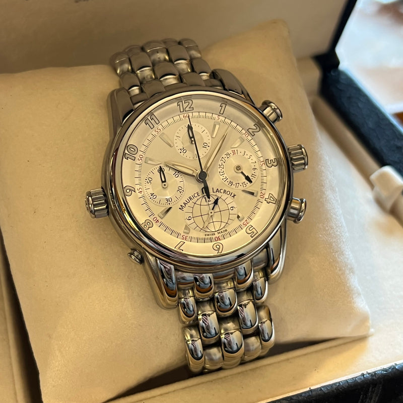 Maurice Lacroix Masterpiece Chronograph Full Set MP6398